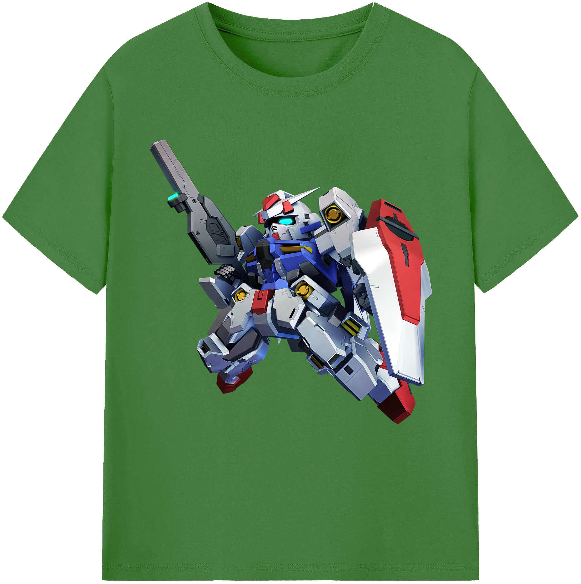 （画像用） 機動戦士ガンダム Mobile Suit Gundam レディースカジュアルプリントTシャツ（綿100％）